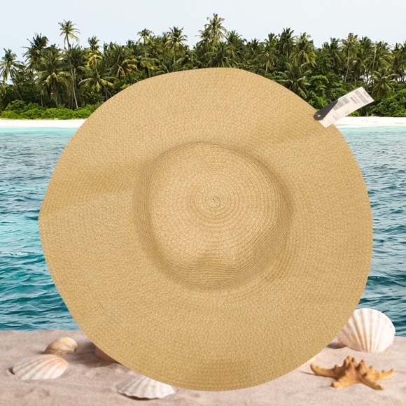 Sears Accessories - *SALE* NWT Straw Floppy Hat OSFM